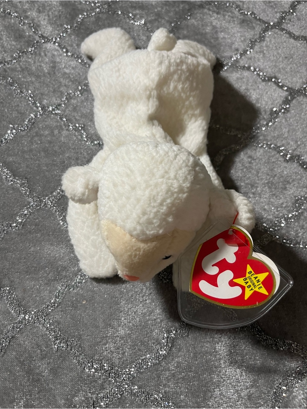 Ty Beanie Baby - Fleece the Lamb - 1996 Rare & Retired, PVC Pellets - Picture 9 of 11